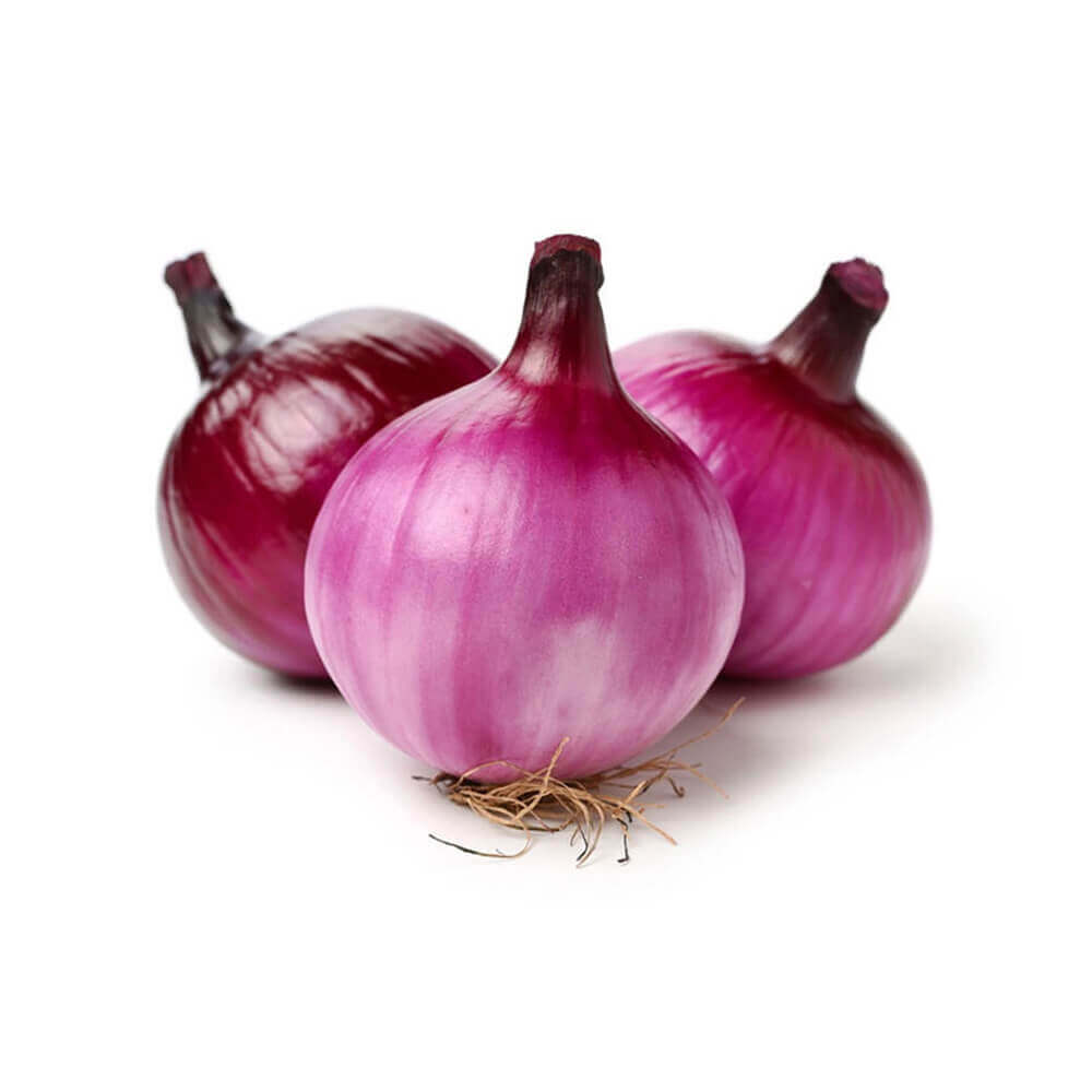Fresh Red Onion, 3-5 per Pack ~ 650 g